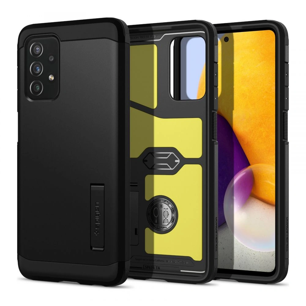 Wholesale Spigen Tough Armor Samsung Galaxy A72 Black - SPN1534BLK - {ean13} - Hurt