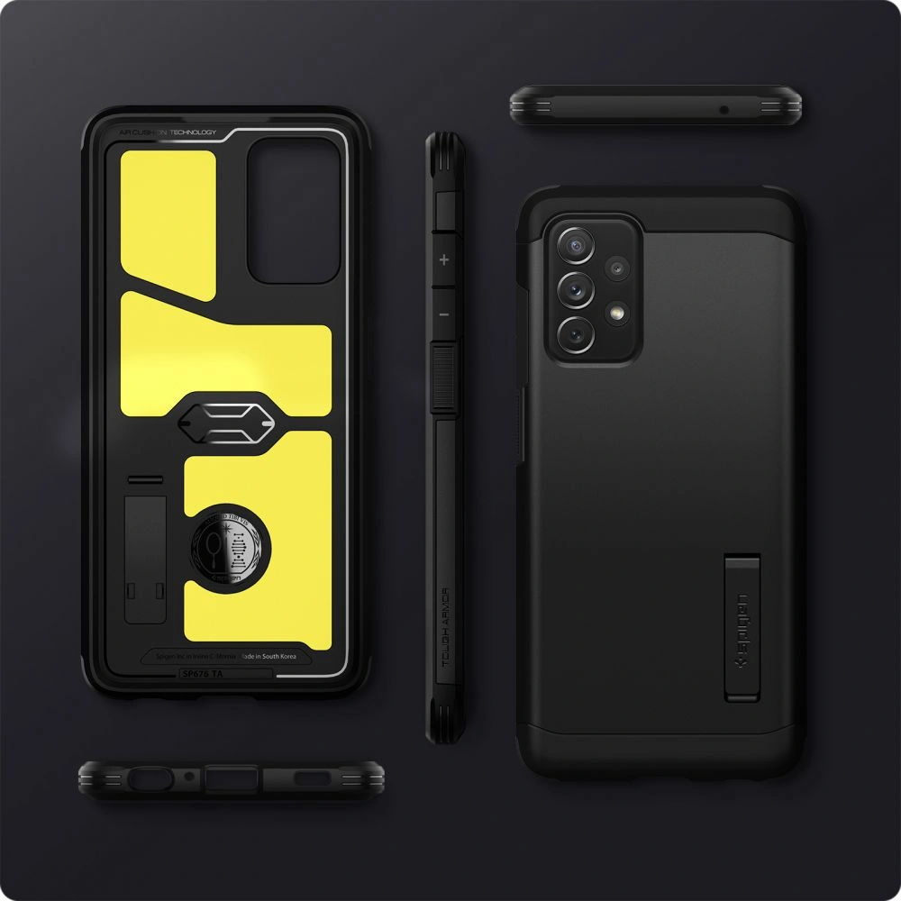 Wholesale Spigen Tough Armor Samsung Galaxy A72 Black - SPN1534BLK - {ean13} - Hurt