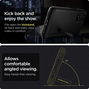 Hurtownia GSM - Etui Spigen Tough Armor Samsung Galaxy A72 Black - SPN1534BLK - {ean13} - Hurt
