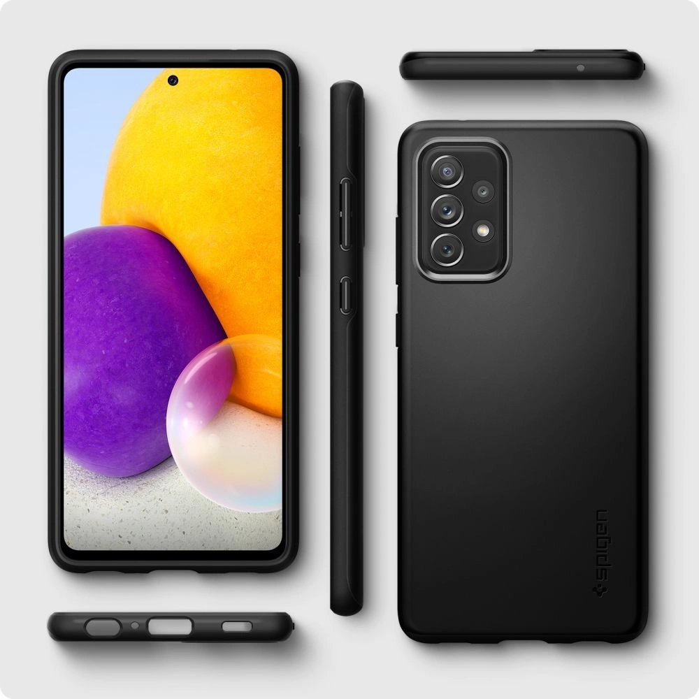 Wholesale Spigen Thin Fit Samsung Galaxy A72 Black - SPN1537BLK - {ean13} - Hurt