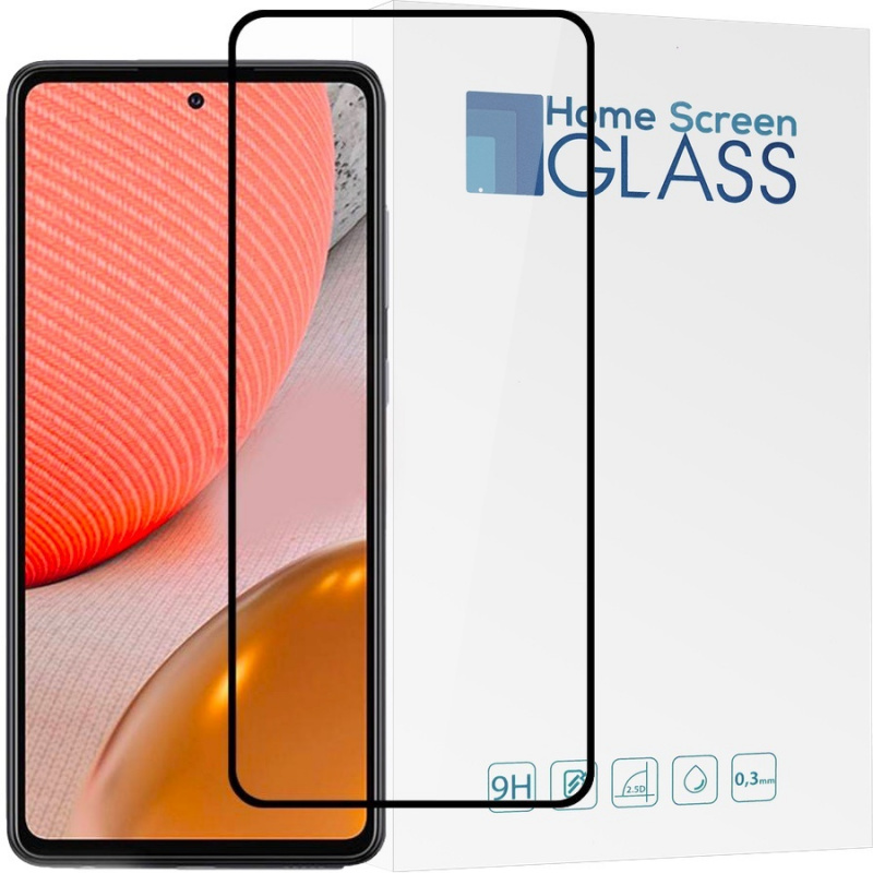 Home Screen Glass Distributor - 5903068635328 - HSG251BLK - Home Screen Glass Samsung Galaxy A72 3D Black - B2B homescreen