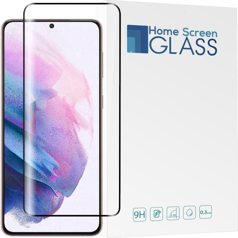 Home Screen Glass Distributor - 5903068635373 - HSG259BLK - Home Screen Glass Samsung Galaxy S21+ Plus Full Glue Full Cover Black - B2B homescreen