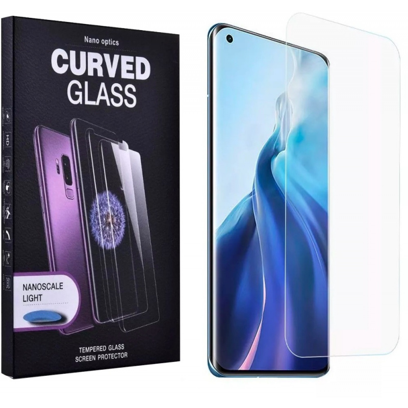Hurtownia Home Screen Glass - 5903068635335 - HSG255 - Szkło hartowane z klejem UV Home Screen UV Glue Glass 3D Xiaomi Mi 11 - B2B homescreen