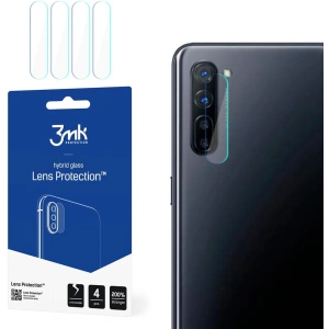 Szkło hybrydowe na obiektyw aparatu 3MK Lens Protection Oppo Reno 3 Pro [4 PACK]