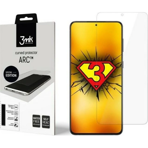 Najlepsze Folia FullScreen na Cały Ekran 3MK Folia ARC SE Sam G998 S21 Ultra 
