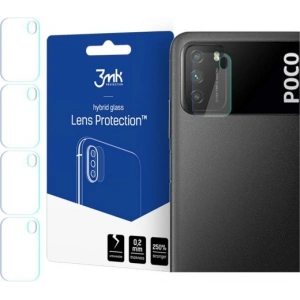 Hurtownia GSM - Szkło hybrydowe na obiektyw aparatu 3MK Lens Protection Pocophone M3 [4 PACK] - 3MK1393 - {ean13} - Hurt
