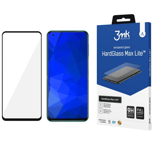 Szkło hartowane 3MK HardGlass Max Lite Xiaomi Mi 10T/Pro/Lite czarne