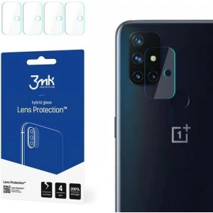 Szkło hybrydowe na obiektyw aparatu 3MK Lens Protection OnePlus Nord N10 5G [4 PACK]