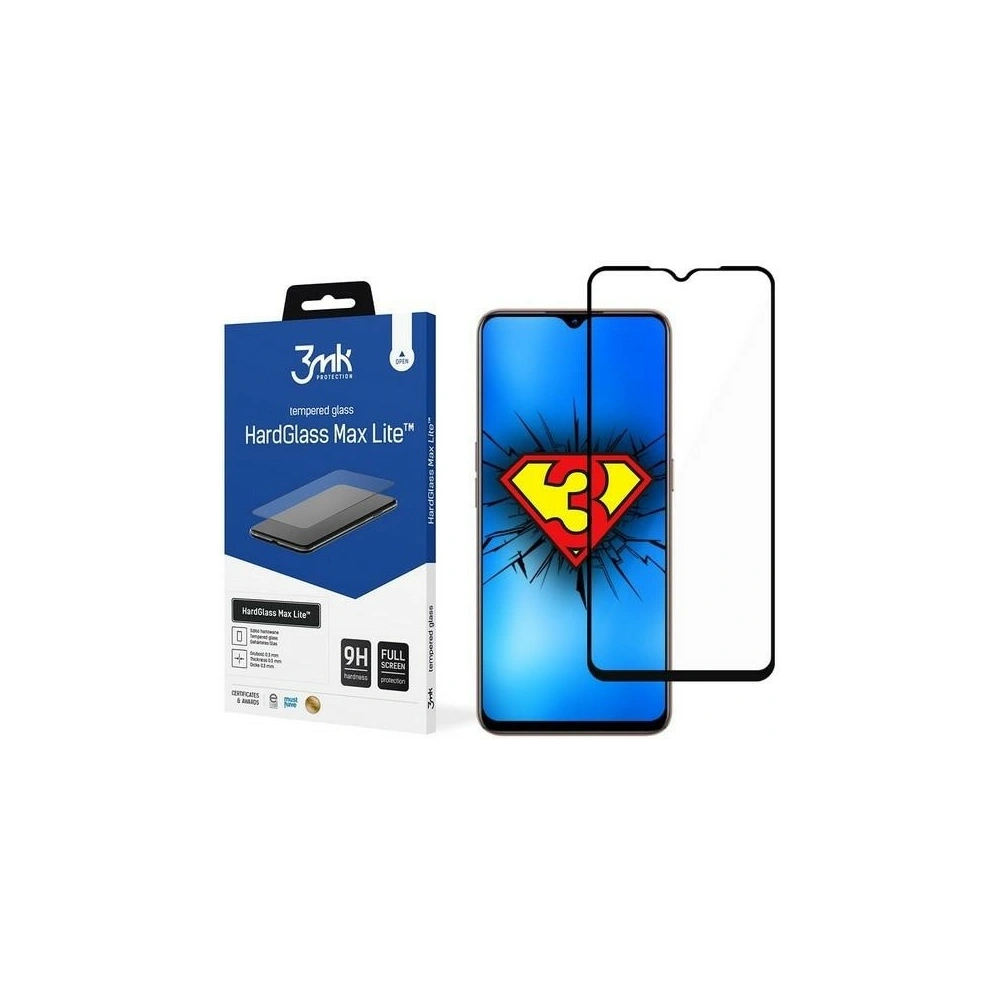 Wholesale 3MK HardGlass Max Lite Oppo A73 black - 3MK1378 - {ean13} - Hurt