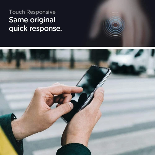 Szkło hartowane Spigen GLAS.tR Slim Samsung Galaxy A42 5G Black