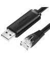 Kabel Konsolowy UGREEN CM204, RS232 Do Urządzeń Sieciowych, 1,5m (czarny)