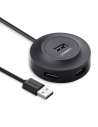 Hub UGREEN CR106, Adapter 4w1, 4xUSB, 1m (czarny)
