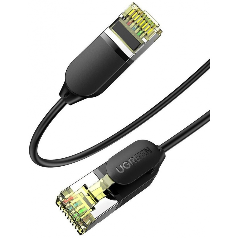 Hurtownia Ugreen - 6957303884179 - UGR605BLK - Kabel sieciowy UGREEN NW149, Ethernet RJ45, Cat.7, F/FTP, 2m (czarny) - B2B homescreen