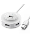 Hurtownia GSM - Hub UGREEN CR106, Adapter 4w1, 4xUSB, 1m (biały) - UGR614WHT - {ean13} - Hurt