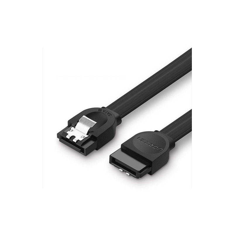 Ugreen Distributor - 6957303837960 - UGR615BLK - UGREEN US217 SATA Data Cable 0.5m (Black) - B2B homescreen