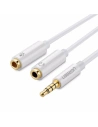 Hurtownia GSM - UGREEN AV141 Rozdzielacz audio AUX mini jack 3,5 mm (męski) do słuchawki + mikrofon (żeńskie), 20cm - UGR634 - {ean13} - Hurt