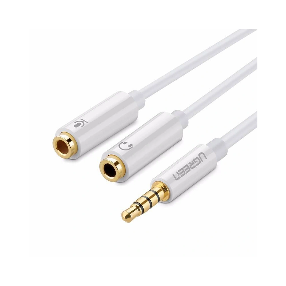 Wholesale UGREEN AV141 3.5mm Male to Dual 3.5mm Female Headset Splitter (dark grey) - UGR634 - {ean13} - Hurt