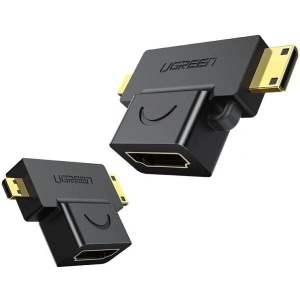 UGREEN 20144 adapter mini / micro HDMI do HDMI (czarny)