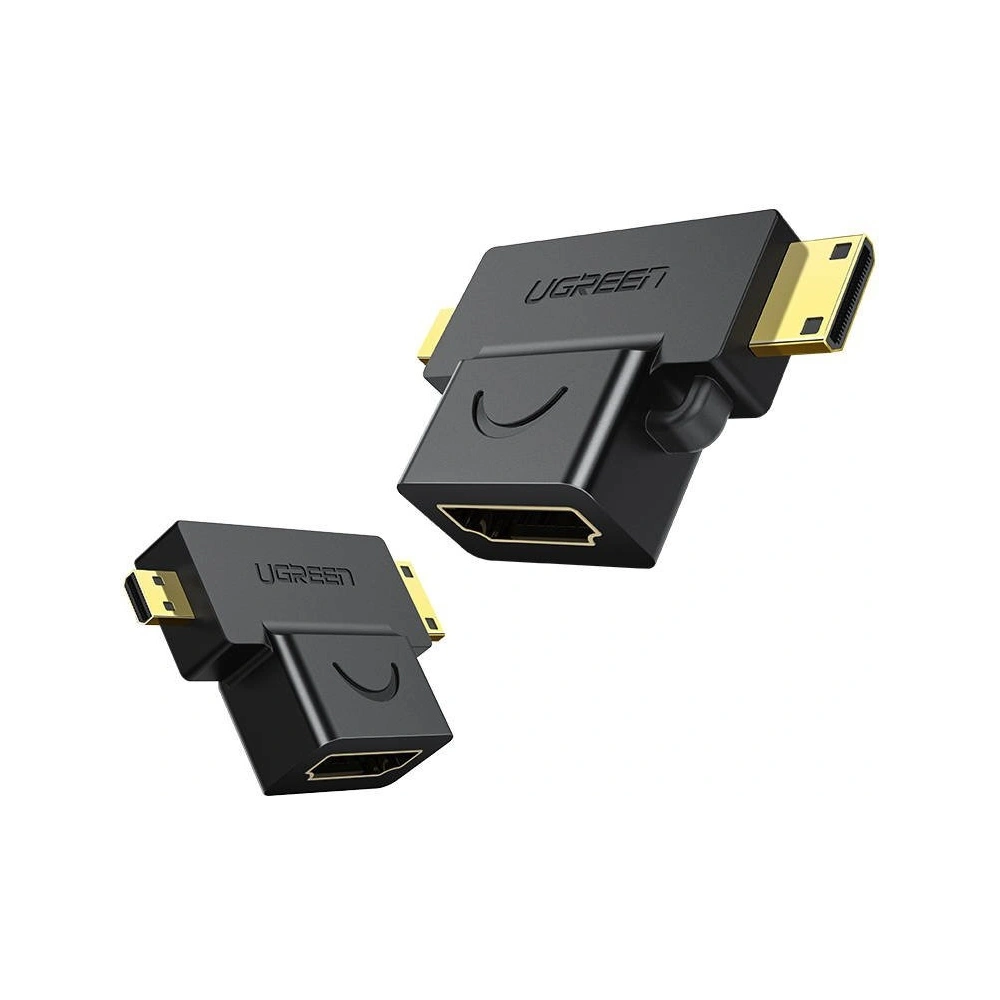 Hurtownia GSM - UGREEN 20144 adapter mini / micro HDMI do HDMI (czarny) - UGR636BLK - {ean13} - Hurt