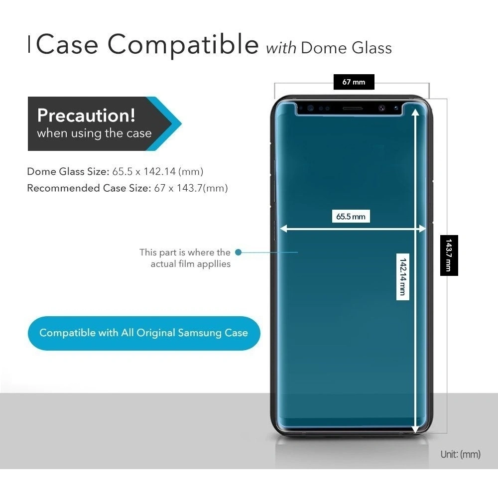 Hurtownia GSM - Oprava sady Whitestone Dome sklo Samsung Galaxy S9 - WSD008 - {ean13} - Hurt
