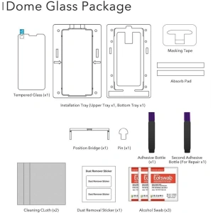 Hurtownia GSM - Oprava sady Whitestone Dome sklo Samsung Galaxy S9 - WSD008 - {ean13} - Hurt