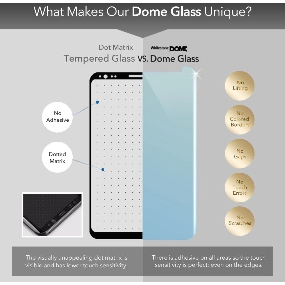 Hurtownia GSM - Oprava sady Whitestone Dome sklo Samsung Galaxy S9 - WSD008 - {ean13} - Hurt