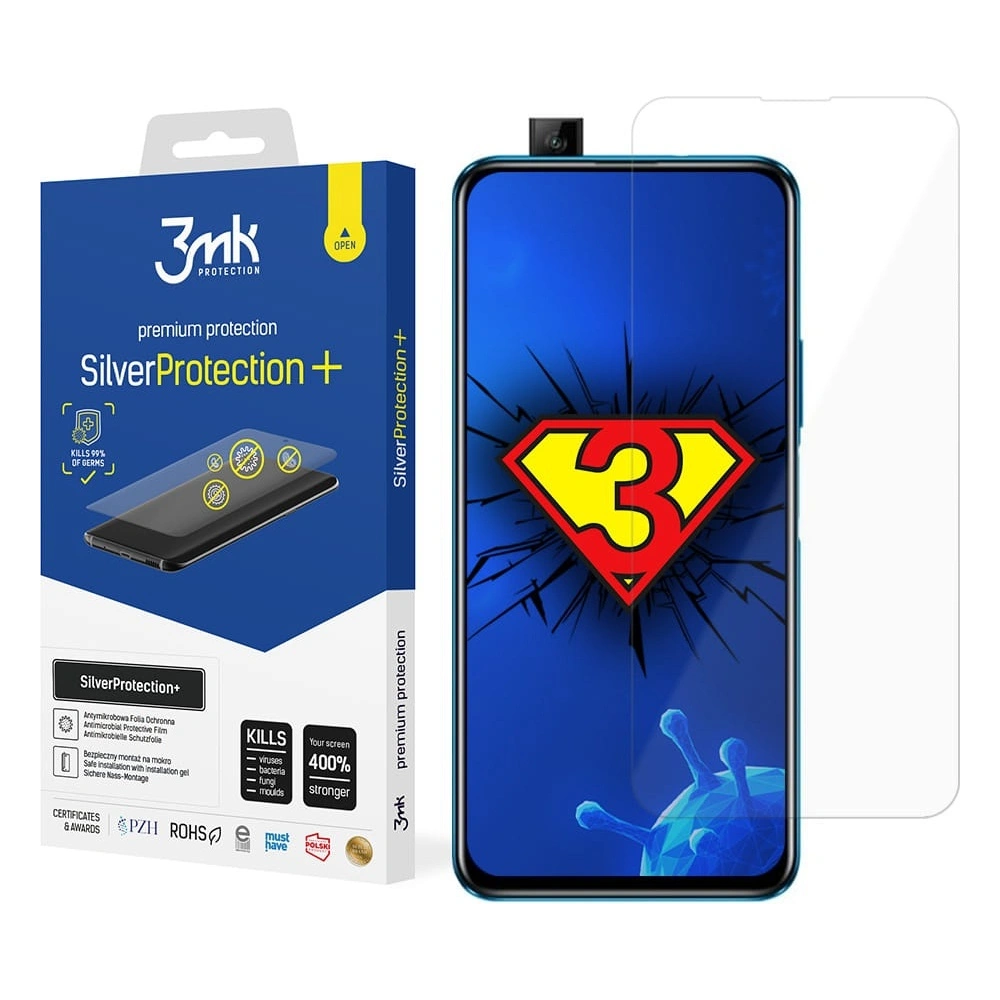 Hurtownia GSM - Antymikrobowa folia ochronna 3MK Silver Protect+ Honor X10 Lite - 3MK1446 - {ean13} - Hurt