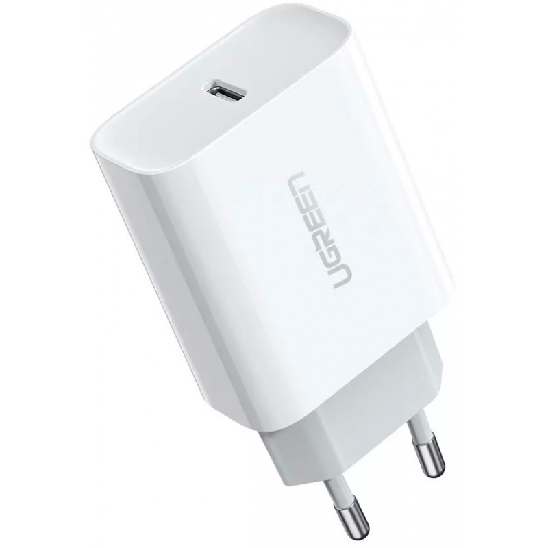 Ugreen Distributor - 6957303864508 - UGR595 - UGREEN CD137, 20W PD 3.0 USB-C Wall Charger (White) - B2B homescreen