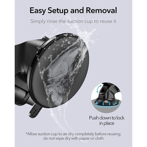 Uchwyt samochodowy ESR HaloLock Magnetic MagSafe Vent Car Mount Black