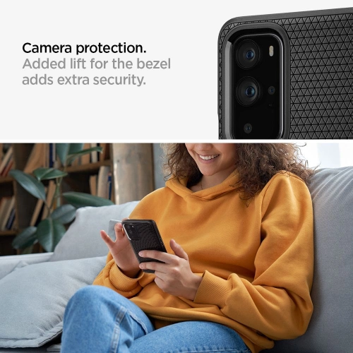 Etui Spigen Liquid Air OnePlus 9 Pro Matte Black