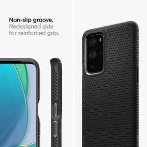 Wholesale Spigen Liquid Air OnePlus 9 Pro Matte Black - SPN1551BLK - {ean13} - Hurt