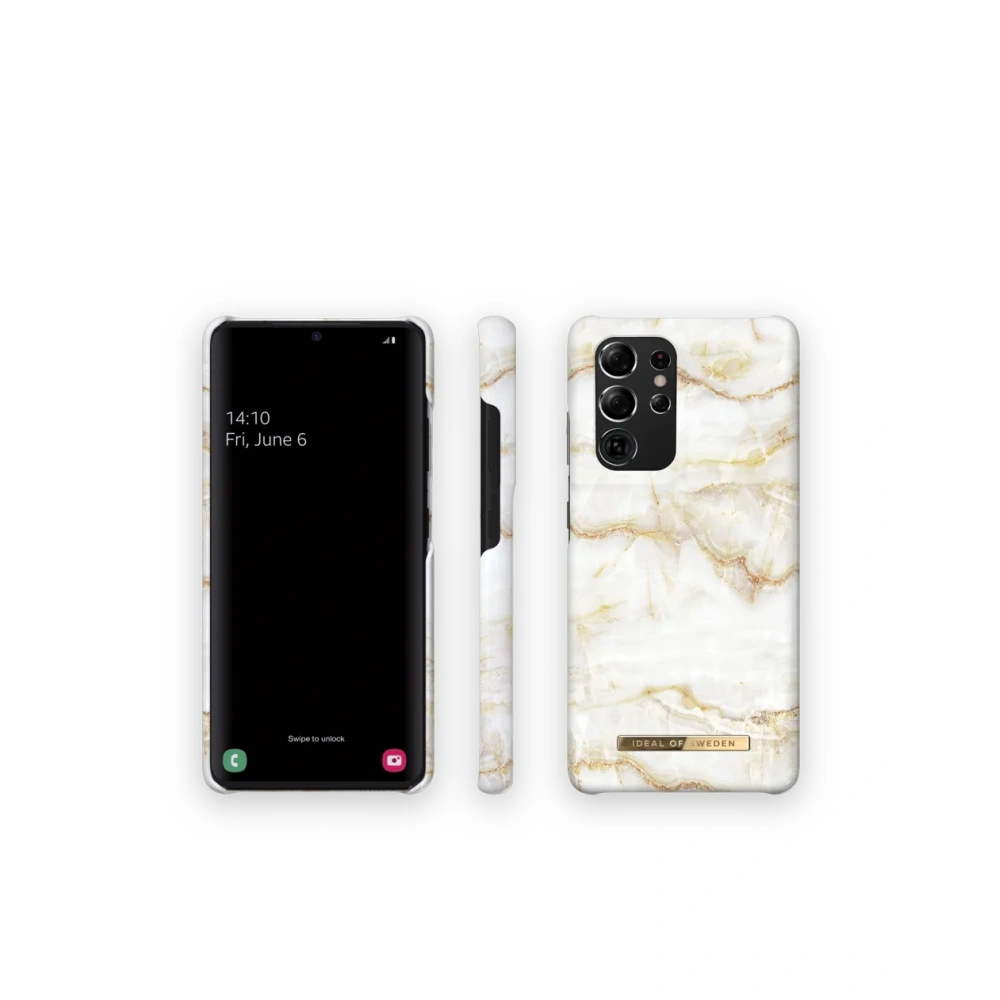 Hurtownia GSM - Etui iDeal of Sweden Fashion Samsung Galaxy S21 Ultra (Golden Pearl Marble) - IDS426GLDPEAMRB - {ean13} - Hurt