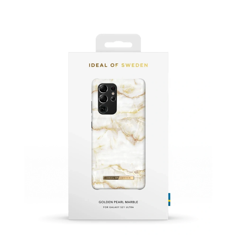 Wholesale iDeal of Sweden Fashion Samsung Galaxy S21 Ultra (Golden Pearl Marble) - IDS426GLDPEAMRB - {ean13} - Hurt