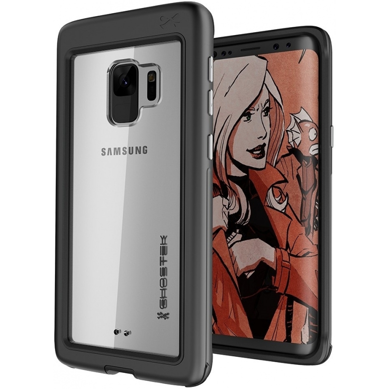 Ghostek Distributor - 643217502617 - GHO082BLK - Ghostek Atomic Slim Samsung Galaxy S9 Black - B2B homescreen
