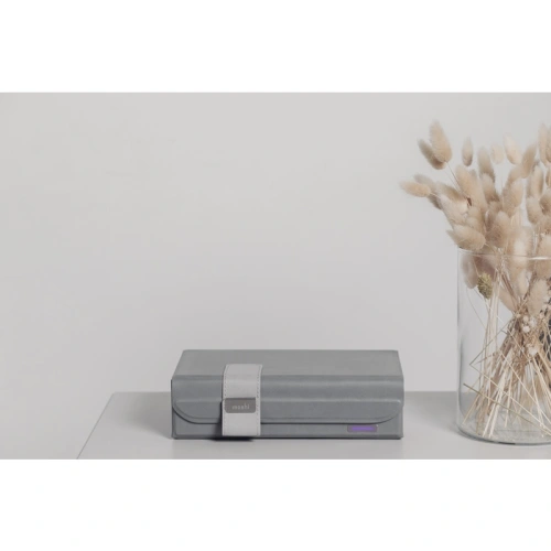 Przenośny sanityzator UV-C Moshi Deep Purple LED (szary)