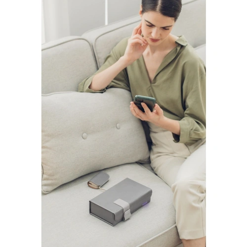 Przenośny sanityzator UV-C Moshi Deep Purple LED (szary)