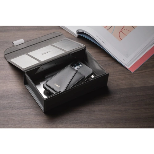 Przenośny sanityzator UV-C Moshi Deep Purple LED (szary)