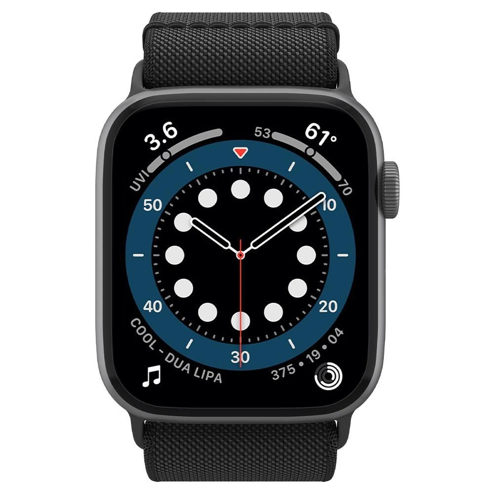 Hurtownia GSM - Pasek Spigen Fit Lite Apple Watch 4/5/6/7/SE/8/9/Ultra 44/45/49mm Fekete - SPN1555BLK - {ean13} - Hurt