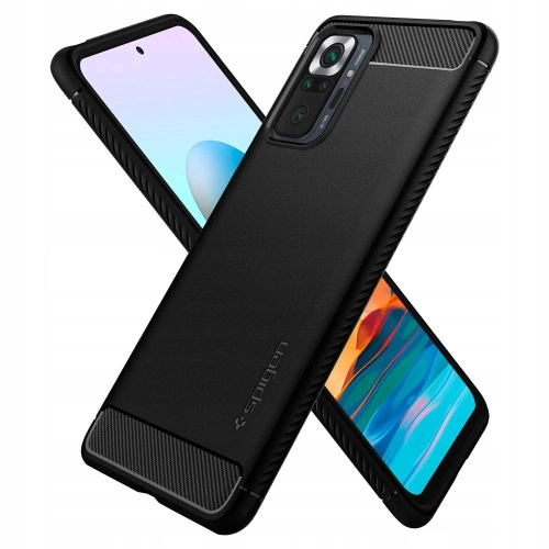 Etui Spigen Rugged Armor Redmi Note 10 Pro Matte Black