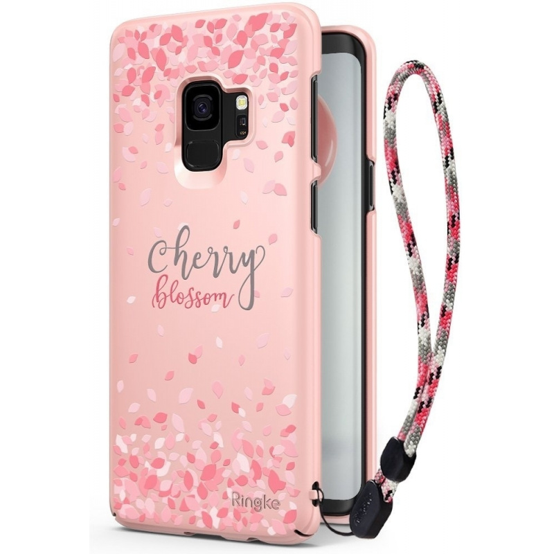 Ringke Distributor - 8809583849868 - [KOSZ] - Ringke Slim Cherry Blossom Samsung Galaxy S9 Peach Pink - B2B homescreen