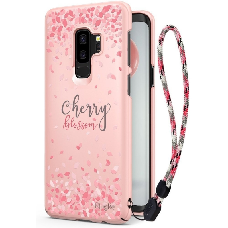 Hurtownia Ringke - 8809583849950 - [KOSZ] - Etui Ringke Slim Cherry Blossom Samsung Galaxy S9 Plus Peach Pink - B2B homescreen