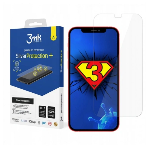 Antymikrobowa folia ochronna 3MK Silver Protect+ Apple iPhone 12 Pro Max