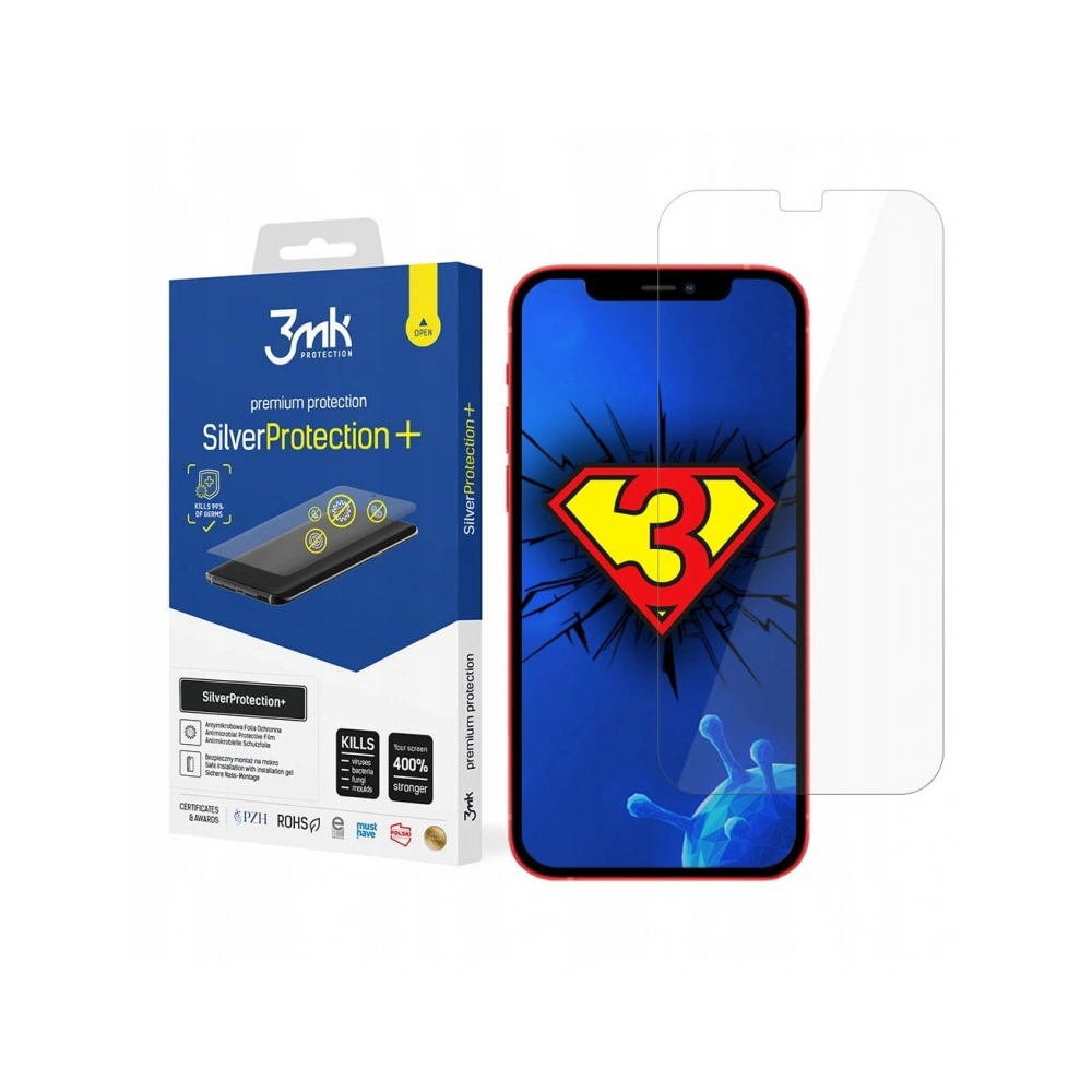 Hurtownia GSM - Antymikrobowa folia ochronna 3MK Silver Protect+ Apple iPhone 12 Pro Max - 3MK1206 - {ean13} - Hurt