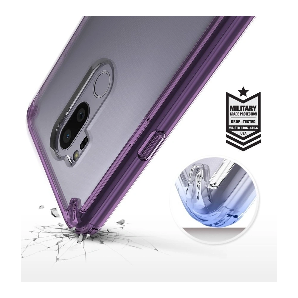 Wholesale Ringke Fusion LG G7 ThinQ Orchid Purple - RGK693PRP - {ean13} - Hurt