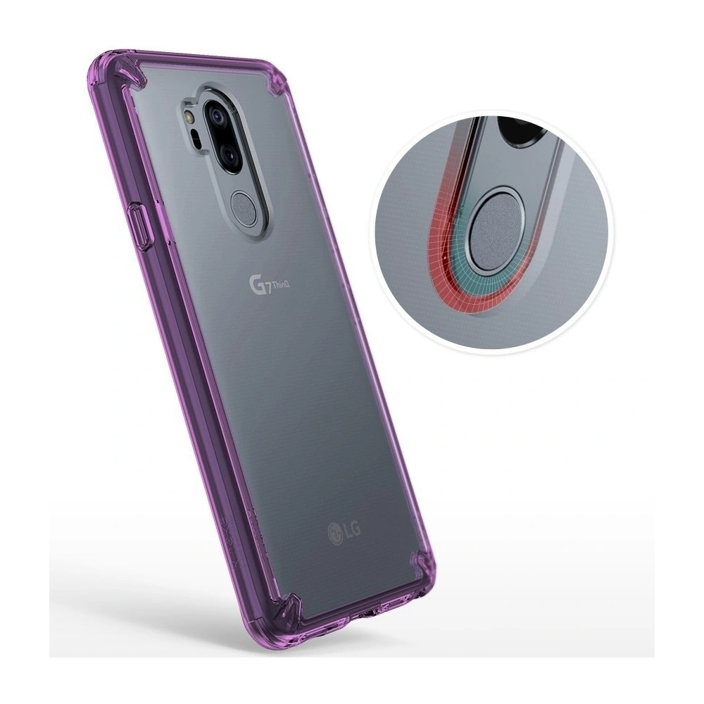 Wholesale Ringke Fusion LG G7 ThinQ Orchid Purple - RGK693PRP - {ean13} - Hurt