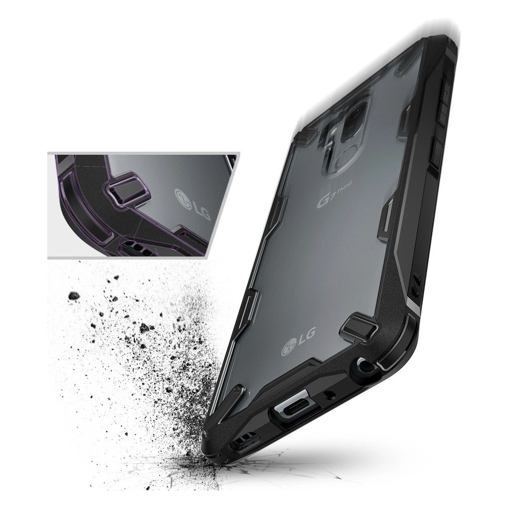 Hurtownia GSM - Etui Ringke Fusion-X LG G7 ThinQ černé - RGK694BLK - {ean13} - Hurt