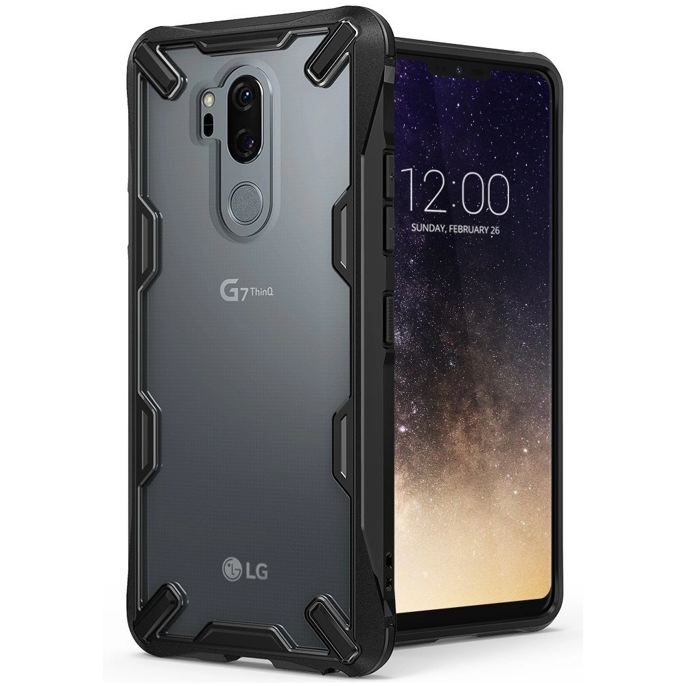 Hurtownia GSM - Etui Ringke Fusion-X LG G7 ThinQ černé - RGK694BLK - {ean13} - Hurt