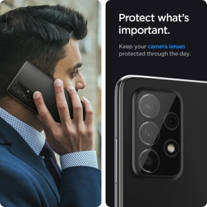 Hurtownia GSM - Szkło hartowane na aparat Spigen Optik Camera Lens Samsung Galaxy A52/A52s Black - SPN1558BLK - {ean13} - Hurt