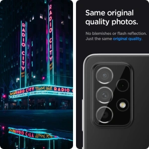 Hurtownia GSM - Szkło hartowane na aparat Spigen Optik Camera Lens Samsung Galaxy A52/A52s Black - SPN1558BLK - {ean13} - Hurt