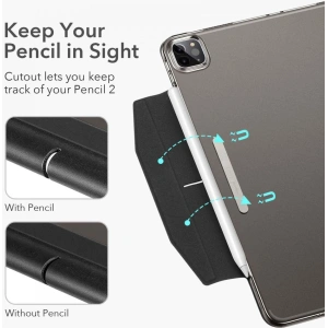Wholesale ESR Ascend Trifold Apple iPad Pro 11 2020/2021 Jelly Black - ESR305BLK - {ean13} - Hurt